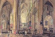Neeffs, Peter the Elder Interior of the Cathedral at Antwerp oil painting on canvas